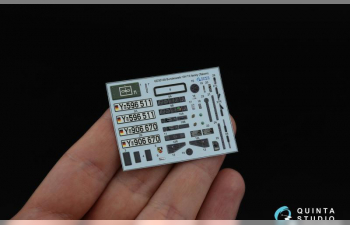 3D Декаль интерьера кабины для семейства Bundeswehr VOLKSWAGEN T3 (Takom)