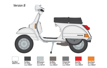 Сборная модель PIAGGIO VESPA PX125 - PX150 (1978)