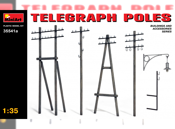 Сборная модель Наборы для диорам TELEGRAPH POLES