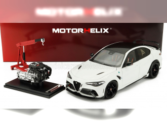 ALFA ROMEO Giulia Gtam With Engine And Accessories (2021), White