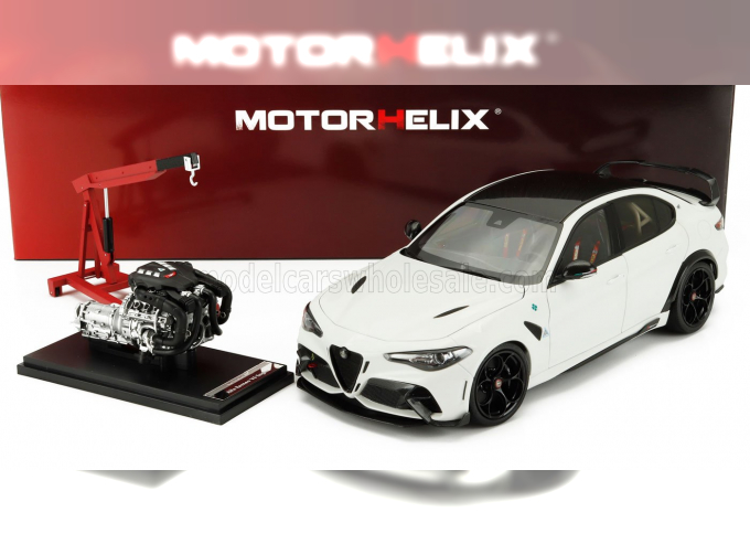 ALFA ROMEO Giulia Gtam With Engine And Accessories (2021), White