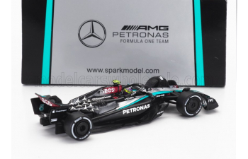 MERCEDES-BENZ GP F1  W15 Eq Performance Team Amg Petronas Motorsport №44 Season (2024) Lewis Hamilton, Black Silver Green