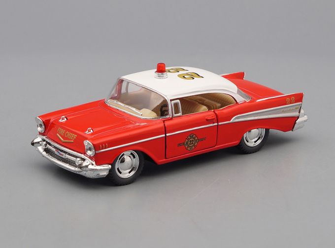 CHEVROLET Bel Air Fire Chief (1957), red