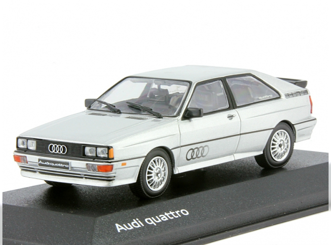 AUDI quattro 1980, silber met.