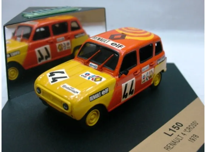 RENAULT 4 Cross №44 (1978), yellow/orange