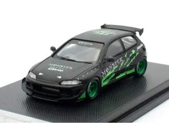 HONDA Civic EG6 *Monster*, black/green