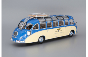 SETRA S8 Kroiss Reisen (1953), blue / ivory