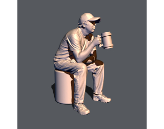 Фигурка Ваня Кит, неокрашенная