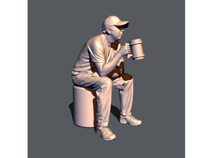 Фигурка Ваня Кит, неокрашенная