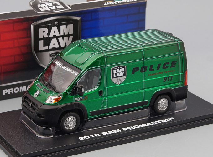 RAM ProMaster 2500 Cargo High Roof "Ram Law Enforcement Police Transport Vehicle" 2018 (Greenlight!)