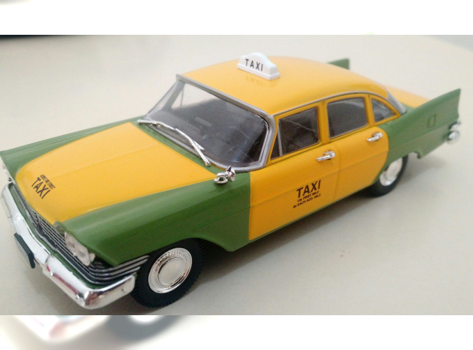 PLYMOUTH Savoy (Atlanta, 1959), Collection Les Taxis du monde, yellow / green