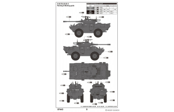 Сборная модель Бронетранспортёр LAV-150 ,  пушка Cockerill 90мм
