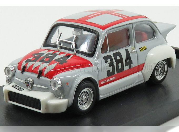 FIAT 600 1000 ABARTH N 384 PREPARATA SPAGNOL TRENTO-BONDONE (1971) DANTE GARGAN, GREY WHITE