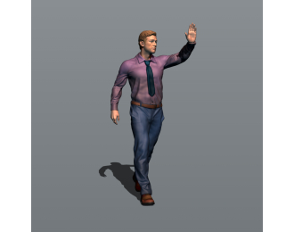 Фигурка Смирнов, окрашенная