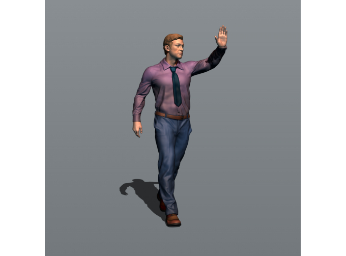 Фигурка Смирнов, окрашенная