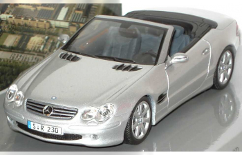 MERCEDES-BENZ SL-Class Roadster Bremen production plant edition R230 (2001), silver diamond