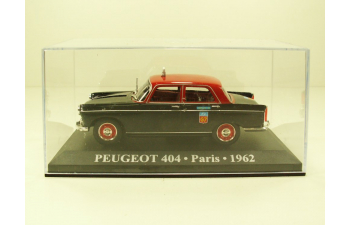 PEUGEOT 404 Paris (1962), black/red