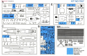 Сборная модель USS Pinckney DDG-91 Arleigh Burke Class Flight IIA Destroyer