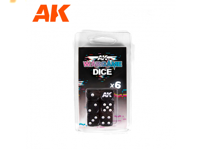 SET 6 DICES (BLACK)