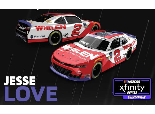 Chevrolet #2 Jesse Love *Whelen* red/white 2025