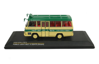 NISSAN Echo public light bus 14 seats (1969), green/cream