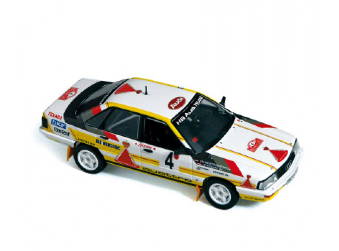 AUDI 200 Quattro HB #4 Rohrl / Geistdorfer Rally Monte Carlo (1987), white