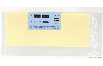 Сборная модель Subaru Impreza Sport Wagon WRX, кузов универсал (Limited Edition)