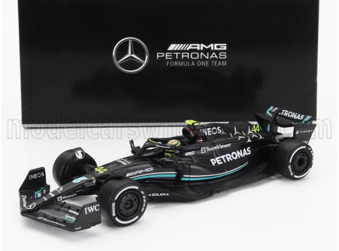 MERCEDES-BENZ GP F1 W14 Team Mercedes-amg Petronas Formula One №44 Season (2023) Lewis Hamilton, Matt Black