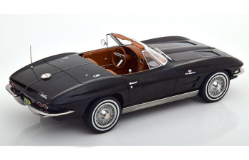 CHEVROLET Corvette C2 Sting Ray Convertible (1963), black brown