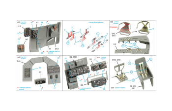 3D Декаль интерьера кабины He 111H-6 (Border Model)