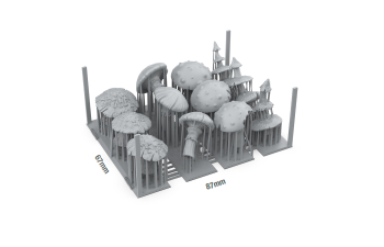 3D-печать BASING Гигантские грибы / Gigant Mushrooms
