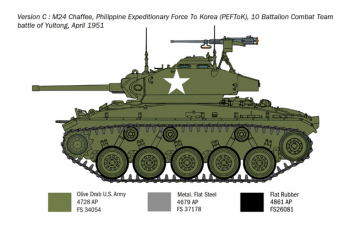 Сборная модель Танк M24 CHAFEE