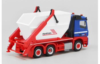 MERCEDES-BENZ Arocs M контейнеровоз, сине-красный