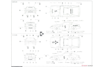 Сборная модель Mitsubishi Starion Turbo Inter Tech 1985