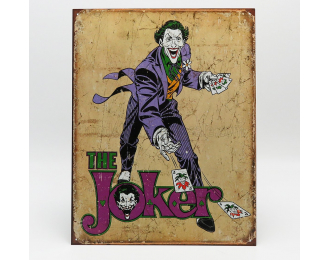 ACCESSORIES Metal Plate - The Joker Dc Comics, Beige Purple