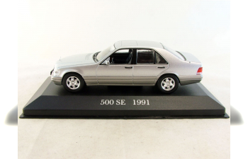 MERCEDES-BENZ 500 SE (1991), Mercedes-Benz Offizielle Modell-Sammlung 55, silver