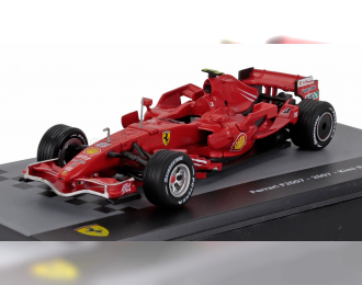 FERRARI F1 F2007 №6 World Champion Season (2007) Kimi Raikkonen - Con Vetrina - With Showcase, F-1 Red Met