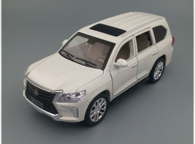 LEXUS LX570 200x80 мм, белый