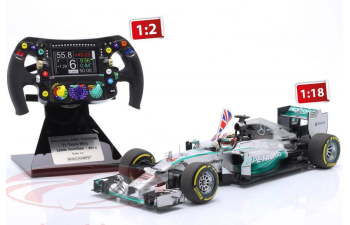 Steering Wheel MERCEDES-BENZ AMG F1 W05 Hybrid Petronas F1 Team W05-Lewis Hamilton (2014)