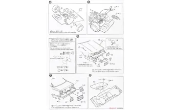Сборная модель #141 Toyota RT141 Corona Hard Top 2000GT