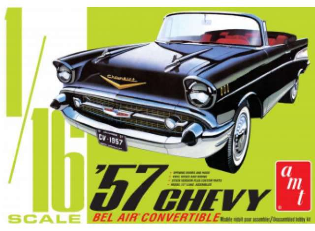 Сборная модель Chevy Bel Air Convertible, plastic modelkit 1957