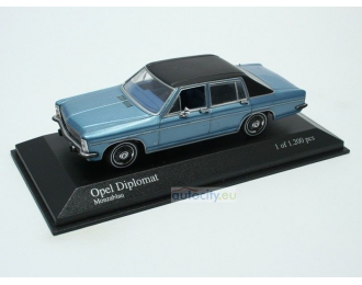 OPEL Diplomap (1969), blue metallic