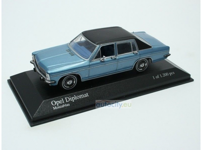 OPEL Diplomap (1969), blue metallic