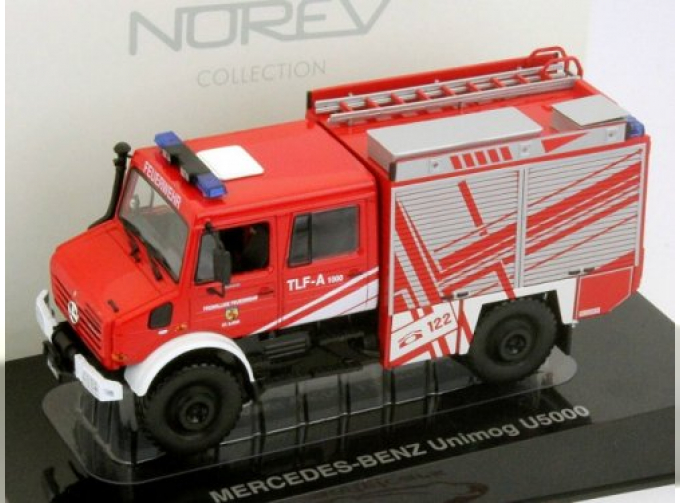 MERCEDES-BENZ U5000 4х4 "Feuerwehr" (2005), red