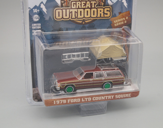 FORD LTD Country Squire с палаткой 1979 (Greenlight!)