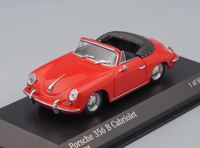 PORSCHE 356 B Cabriolet (1960), red