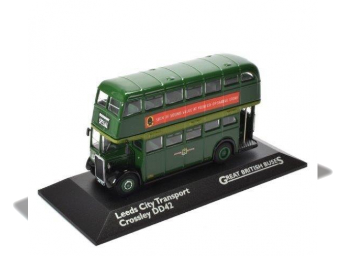 автобус CROSSLEY DD42 "Leeds City Transport" 1946 Green