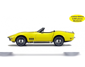 CHEVROLET Corvette (Daytona YELLOW) LIMITED TO 6000 PCS 1969, YELLOW