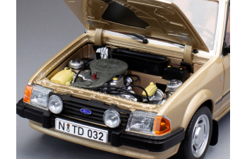 FORD Escort Mark III Ghia (1983), quartz gold 
