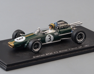 BRABHAM BT24 #3 Winner French GP Jack Brabham (1967), black